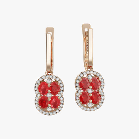 Rima Ruby Jewelry Earrings